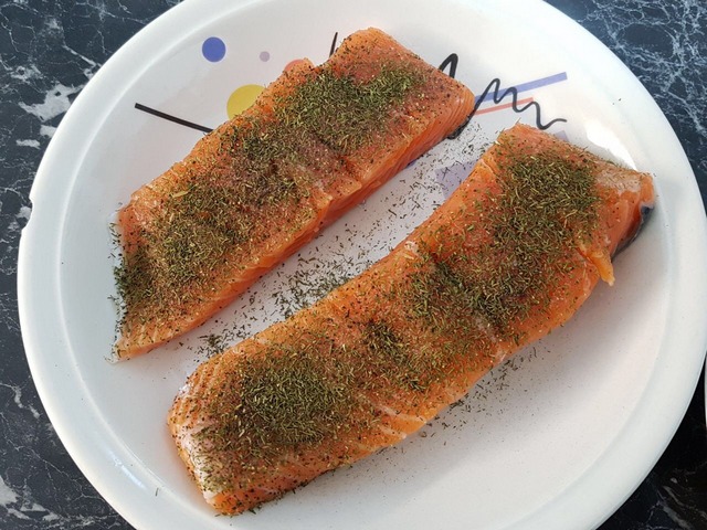 Lachs mit weissen Bohnen 3